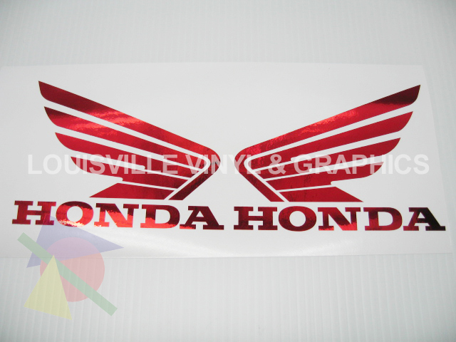 Honda motorcycle decal sets #6