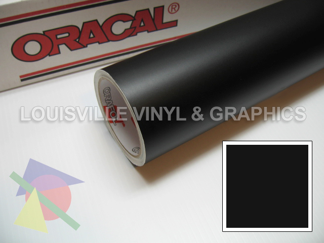 Roll 24 X 10yd Black Matte Oracal 631 Removable Wall Art Vinyl 