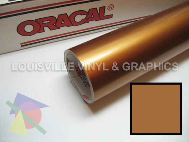 Roll 24 X 10 Copper Metallic Oracal 651 Sign Cutting Vinyl  