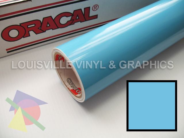 Roll 24 X 10yd Ice Blue Oracal 751 Sign Cutting Vinyl  