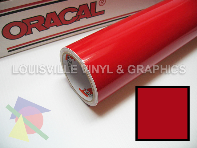 Roll 24 X 10 Red Oracal 651 Sign Cutting Vinyl  