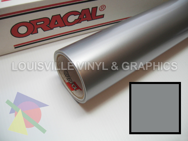 Roll 24 X 10yd Silver Metallic Oracal 651 Sign Cutting Vinyl  