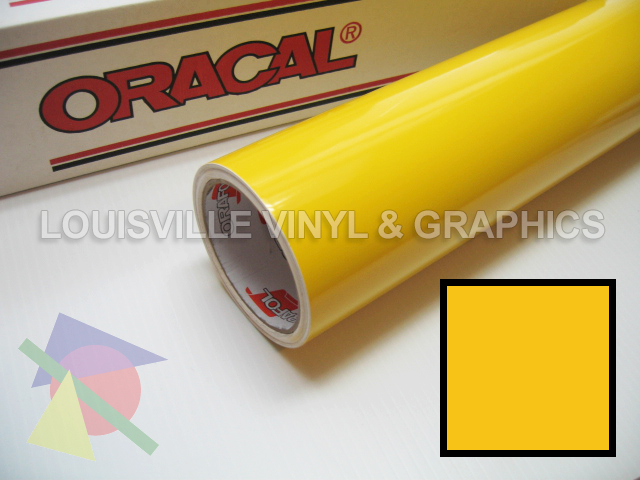 Roll 24 X 10yd Yellow Oracal 651 Sign Cutting Vinyl  